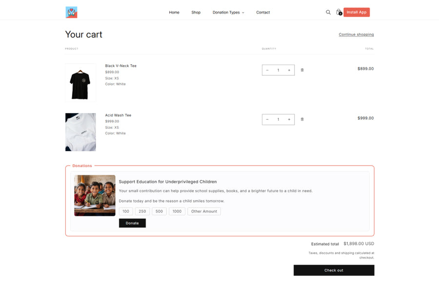 Cart Page